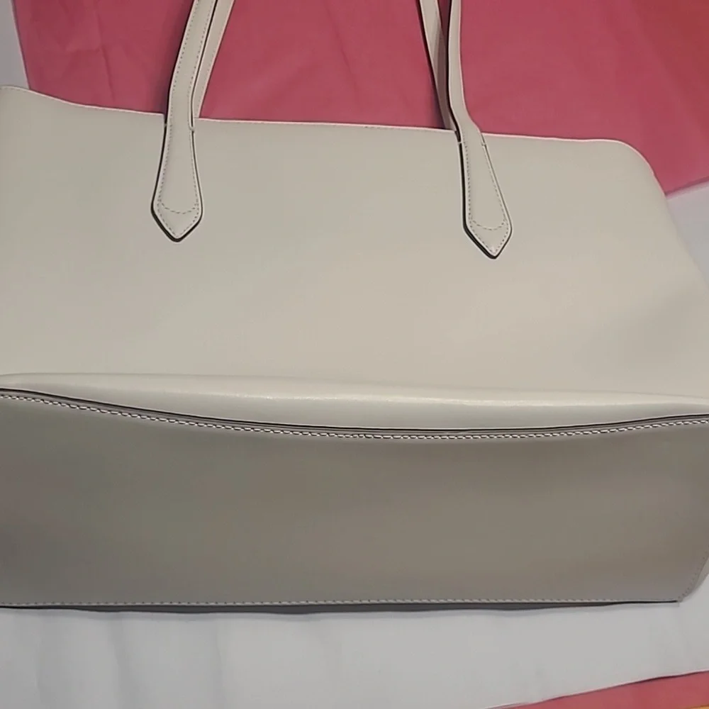 Kate Spade White Large Tote Bag - Picture 6 of 12
